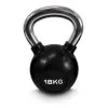 Kettlebell Gummi/krom, 18 Kg, JTC Power -Sport & Fitness Shop 12 820 18 1