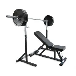 Benk, Stativ & Bumpersett 80 Kg, JTC Power