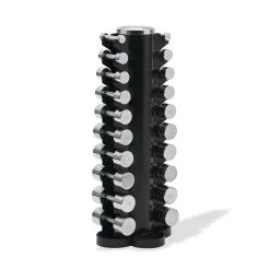 Manualsett Krom 1-10 Kg Med Stativ, 10 Par, JTC Power