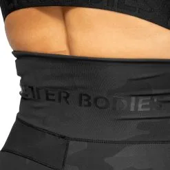 Better Bodies High Waist Leggings, Black Camo, Medium -Sport & Fitness Shop BB 111014 908r 4