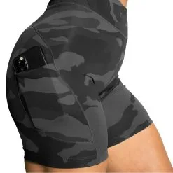 Better Bodies High Waist Shorts, Dark Camo, Xsmall -Sport & Fitness Shop BB 111028 918r 3