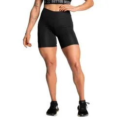 Better Bodies High Waist Shorts, Black, Large