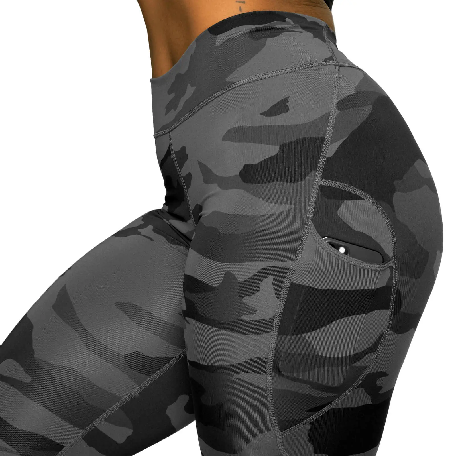 Better Bodies Soho Leggings, Dark Camo, Large 5 Better Bodies Soho Leggings, Dark Camo, Large - Bilde 3