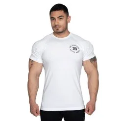 Better Bodies Gym Tapered Tee, White, Xxlarge