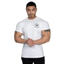 Better Bodies Gym Tapered Tee, White, Xxlarge -Sport & Fitness Shop BB 121009 001r 6