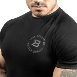 Better Bodies Gym Tapered Tee, Black, Xxlarge -Sport & Fitness Shop BB 121009 999r 5