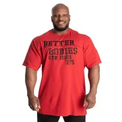 Better Bodies Union Original Tee, Chili Red, Xxxlarge