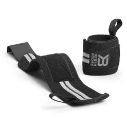Elastic Wrist Wraps, Black, Better Bodies