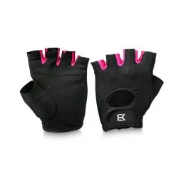 Better Bodies Womens Training Glove, Black/pink, Medium