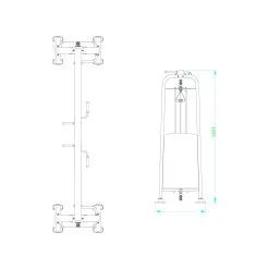 F2G Line Cable Crossover, DKN -Sport & Fitness Shop DK 20565 5