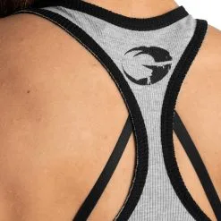 GASP Rib Crop T-back, Light Grey Melange, Xsmall -Sport & Fitness Shop GA 210002 903r 4