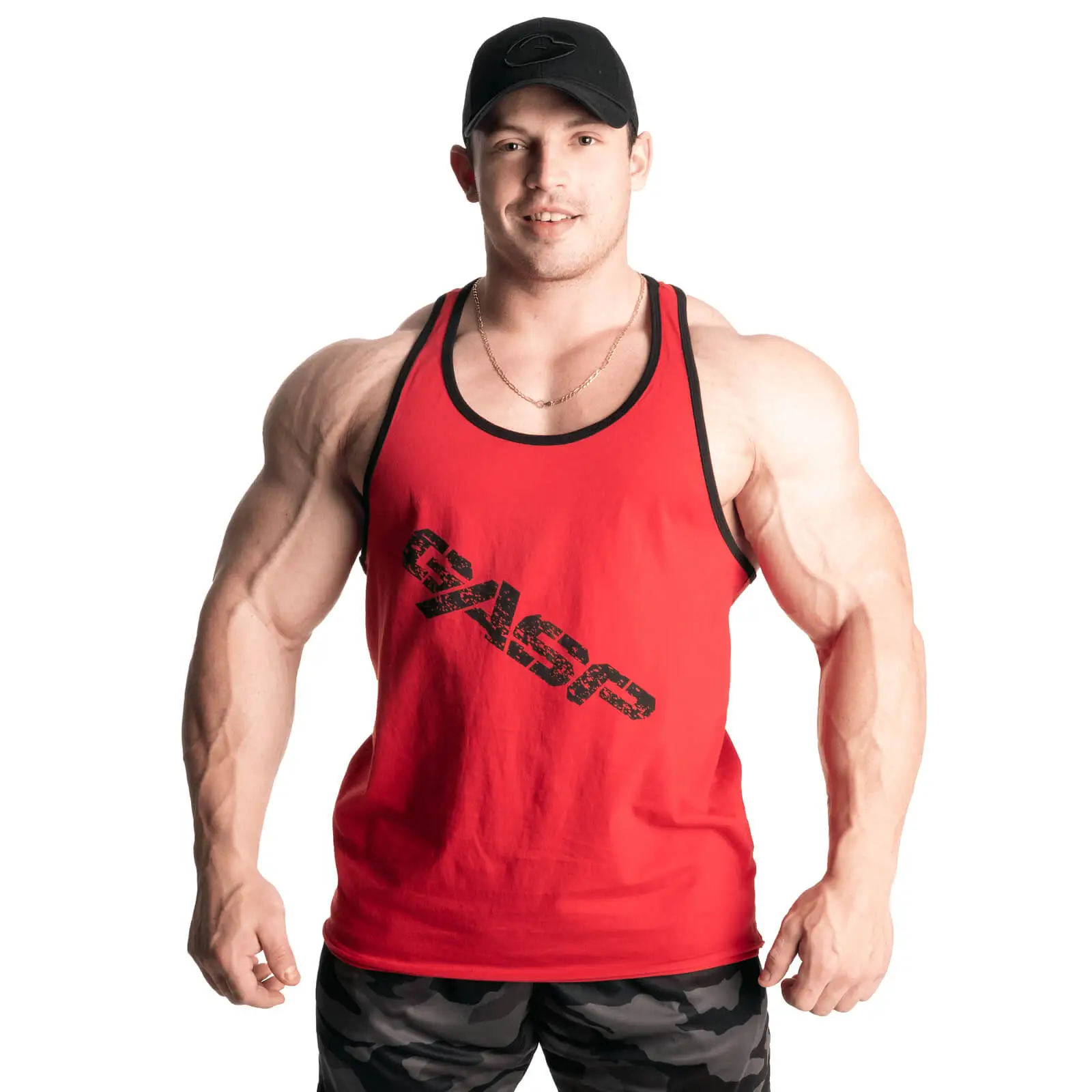 GASP Vintage T-back, Chili Red, Xxxlarge 3 GASP Vintage T-back, Chili Red, Xxxlarge