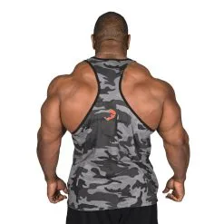 GASP Vintage T-back, Grey Camoprint, Xxlarge -Sport & Fitness Shop GA 220446 944r 2