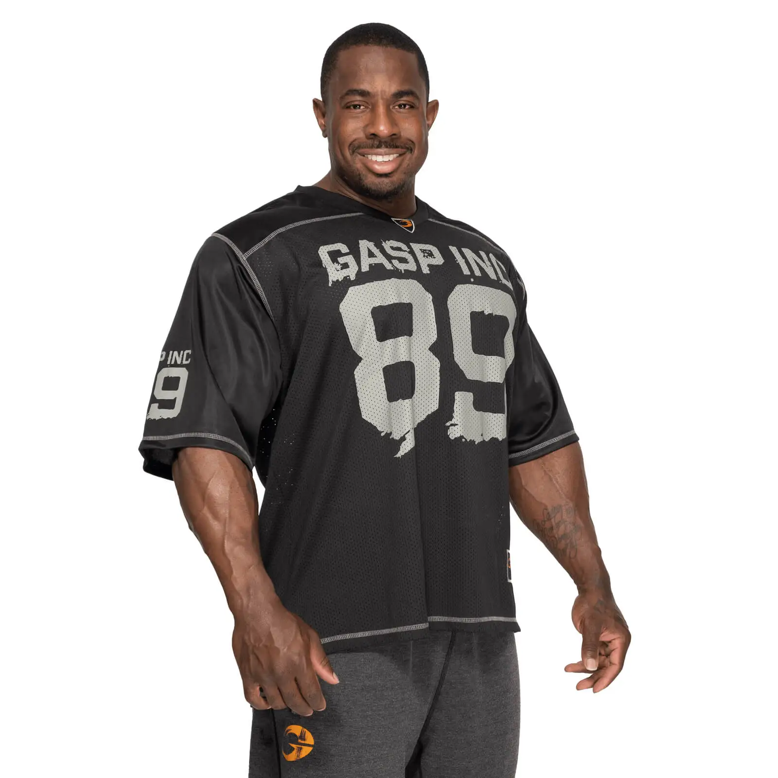 GASP No1 Football Tee, Black, Xxxlarge 4 GASP No1 Football Tee, Black, Xxxlarge - Bilde 2