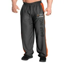 GASP No1 Mesh Pant, Black/flame, Medium