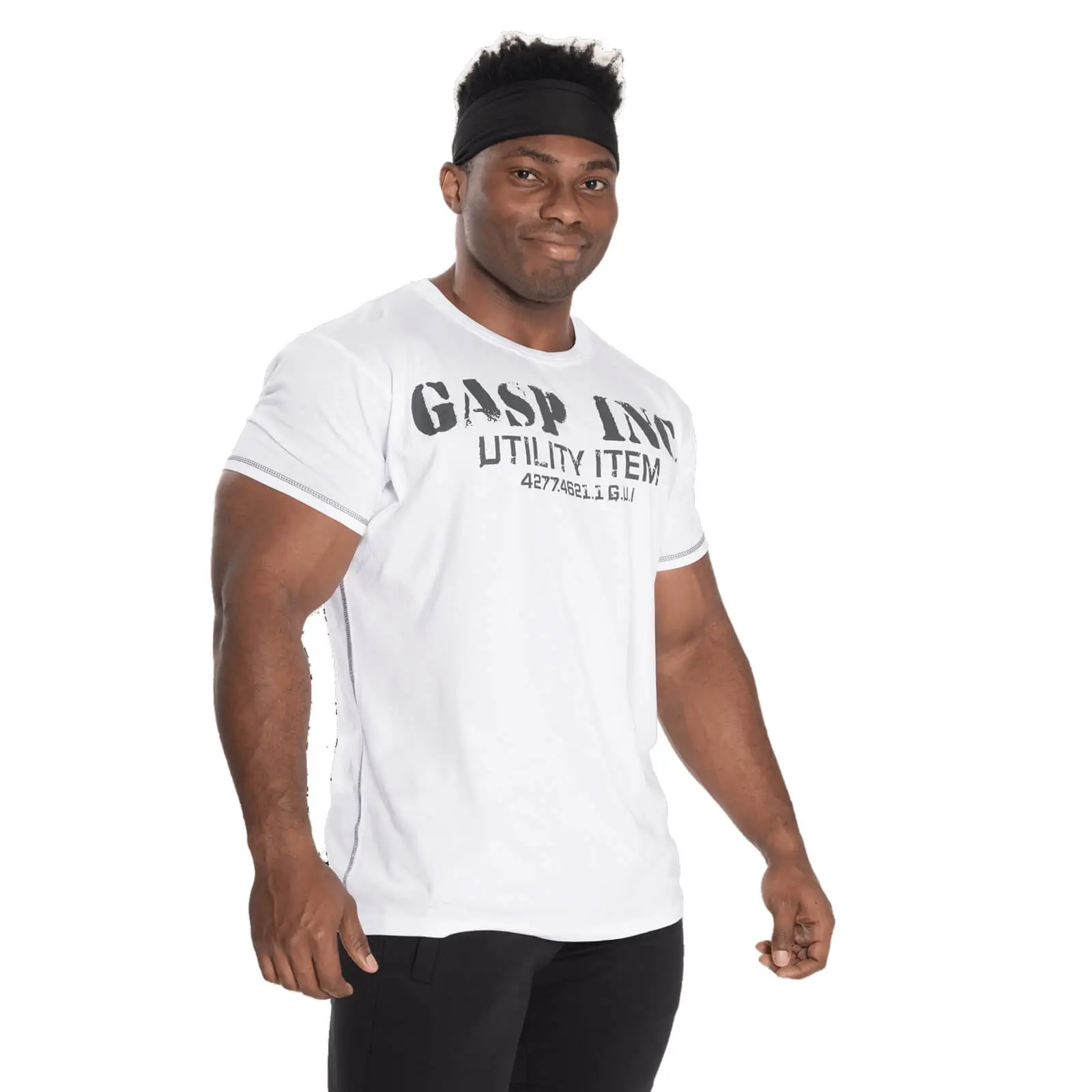 GASP Basic Utility Tee, White, Xxxlarge 4 GASP Basic Utility Tee, White, Xxxlarge - Bilde 2