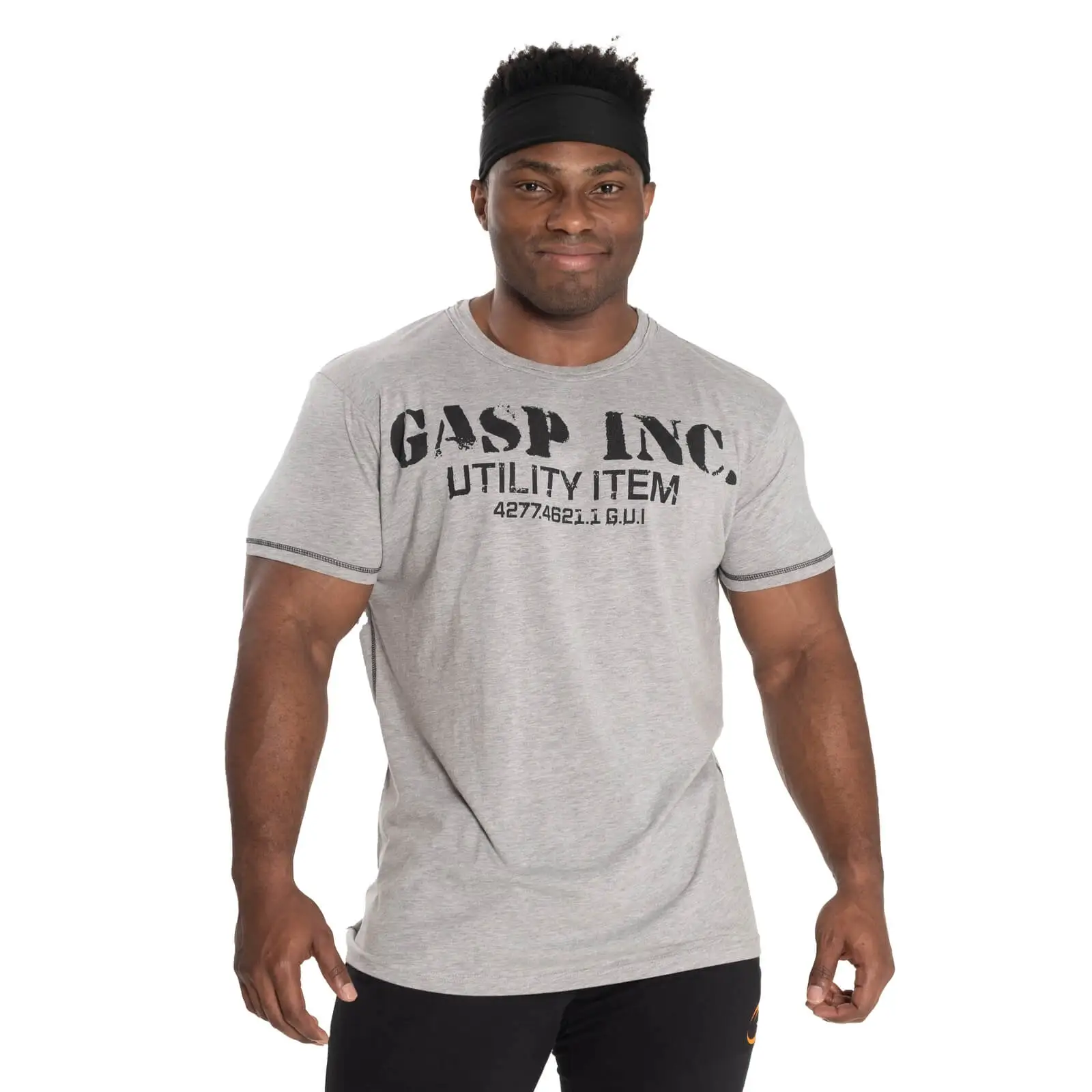 GASP Basic Utility Tee, Grey Melange, Xxxlarge 3 GASP Basic Utility Tee, Grey Melange, Xxxlarge