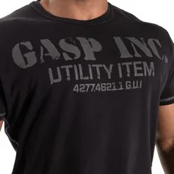 GASP Basic Utility Tee, Black, Large -Sport & Fitness Shop GA 220606 999r 4