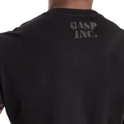 GASP Basic Utility Tee, Black, Large -Sport & Fitness Shop GA 220606 999r 5