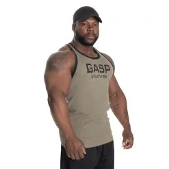 GASP Ribbed T-back, Wash Green, Large -Sport & Fitness Shop GA 220690 664r 2