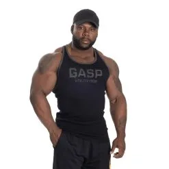 GASP Ribbed T-back, Black, Large -Sport & Fitness Shop GA 220690 999r 4