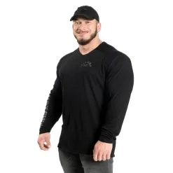 GASP Throwback L/S Tee, Black, Xxlarge -Sport & Fitness Shop GA 220843 999r 3