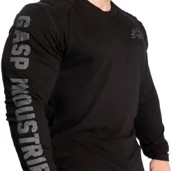 GASP Throwback L/S Tee, Black, Xxlarge -Sport & Fitness Shop GA 220843 999r 5