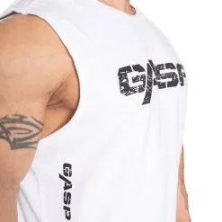 GASP Vintage Tank, White, Xlarge -Sport & Fitness Shop GA 220867 001r 4