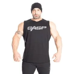 GASP Vintage Tank, Black, Large