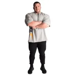 GASP Iron Tee, Grey Melange/black, Medium -Sport & Fitness Shop GA 220869 946r 6