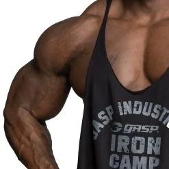 GASP Stringer, Black/grey, Large -Sport & Fitness Shop GA 220873 986r 4