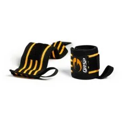 Hardcore Wrist Wraps, Black/yellow, GASP