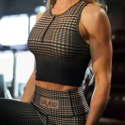 GAVELO GLNCHCK 5 Top, Brown/black, Small -Sport & Fitness Shop GO BRA 270r 4