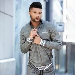 Gavelo Track Jacket, Carbon Grey, Large -Sport & Fitness Shop GO JK 102r 5