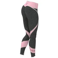 Gavelo Raspberry Swirl Tights, Pink/dark Grey, Small -Sport & Fitness Shop GO PNT 123r 15