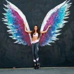 Gavelo Raspberry Swirl Tights, Pink/dark Grey, Small -Sport & Fitness Shop GO PNT 123r 16