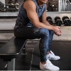 Gavelo Sniper Compression Tights, Camo Blue, Small -Sport & Fitness Shop GO PNT 158r 5