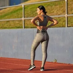 Gavelo GLNCHCK III Tights, Black/beige, Large -Sport & Fitness Shop GO PNT 905r 8