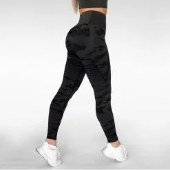 GAVELO Seamless Tights, Green Camo, Small -Sport & Fitness Shop GO PNT 907r 3