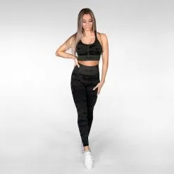 GAVELO Seamless Tights, Green Camo, Small -Sport & Fitness Shop GO PNT 907r 5