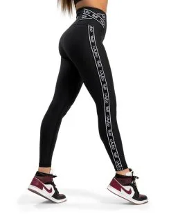 GAVELO Iconic Compression Leggings, Black/white, Medium -Sport & Fitness Shop GO PNT 928r 3