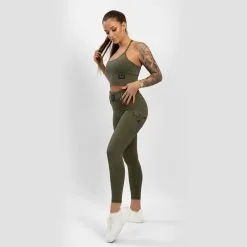 GAVELO Cargo Tights, Military Green, Small -Sport & Fitness Shop GO PNT 944r 5