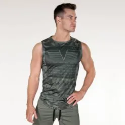 Gavelo Sniper Sleeveless Tee, Green, Small -Sport & Fitness Shop GO TANK 044r 3