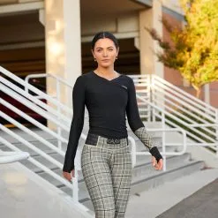 Gavelo GLNCHCK III Long Sleeve, Black/beige, Xsmall -Sport & Fitness Shop GO TEE 215r 5