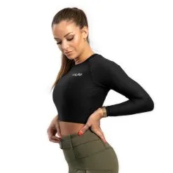 GAVELO Cropped Longsleeve, Black, Xsmall -Sport & Fitness Shop GO TOP 215r 3