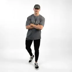 GAVELO El Segundo Oversize Tee, Grey, Large -Sport & Fitness Shop GO TS 070r 4