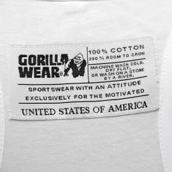 Gorilla Wear Men Classic Tank Top, White, Large -Sport & Fitness Shop GW 90104 100r 4