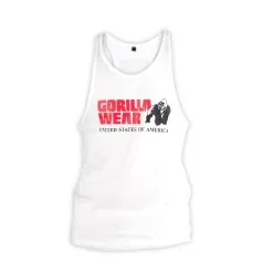 Gorilla Wear Men Classic Tank Top, White, Large -Sport & Fitness Shop GW 90104 100r 5