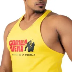 Gorilla Wear Men Classic Tank Top, Yellow, Small 8 Gorilla Wear Men Classic Tank Top, Yellow, Small -Sport & Fitness Shop GW 90104 200r 3
