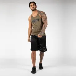Gorilla Wear Men Classic Tank Top, Army Green, Large -Sport & Fitness Shop GW 90104 400r 4